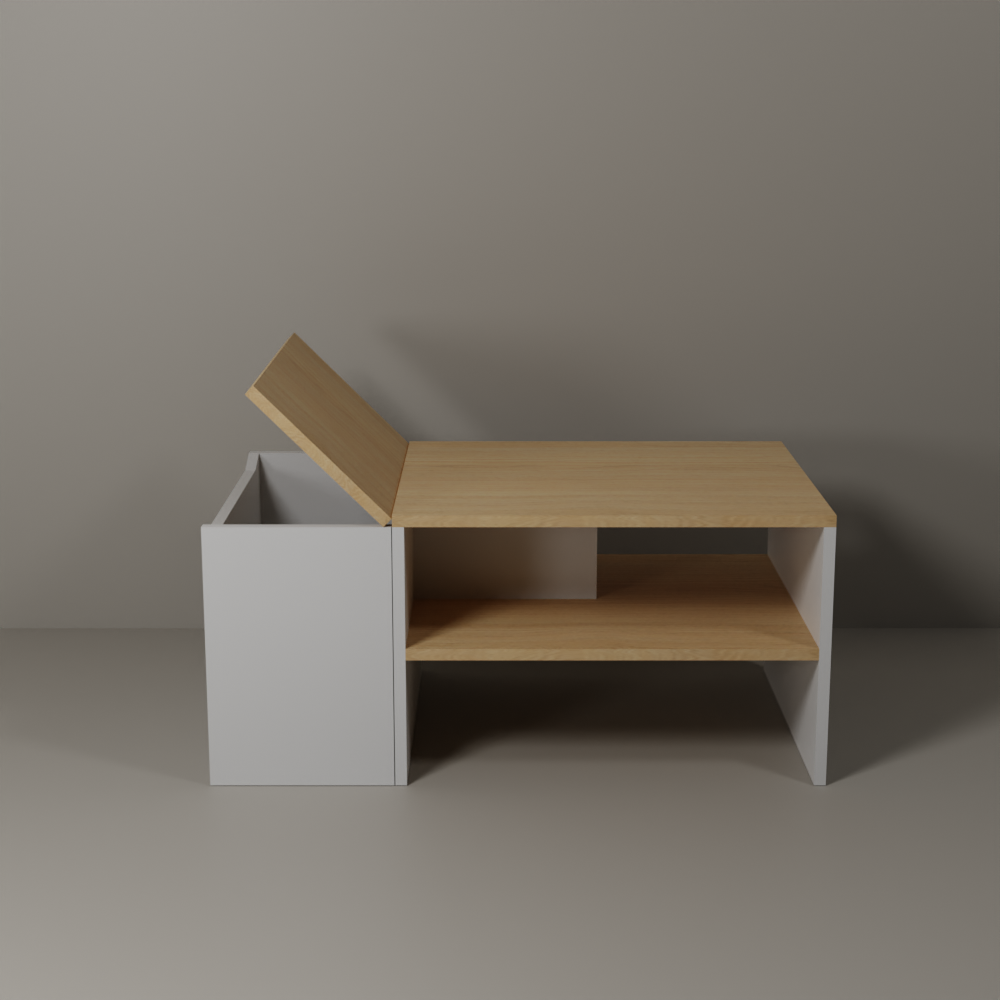 Table basse avec coffre